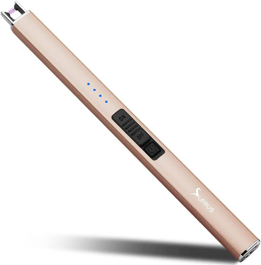 Electric Lighter Arc Windproof Flameless USB Lighter Rechargeable Lighter with S
